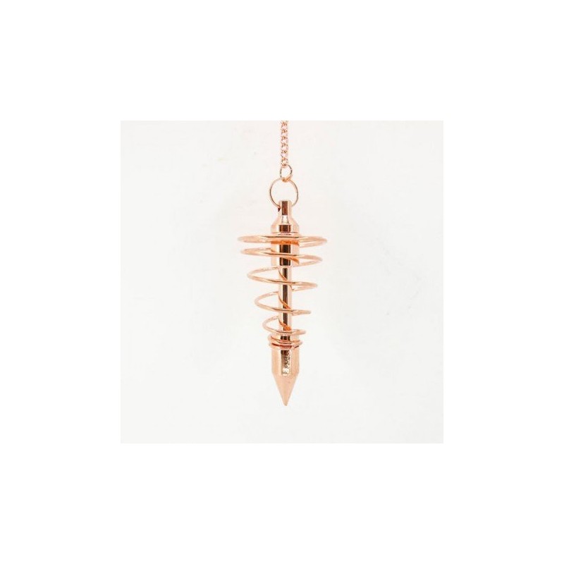 Pendulo Metalico Espiral Cobre