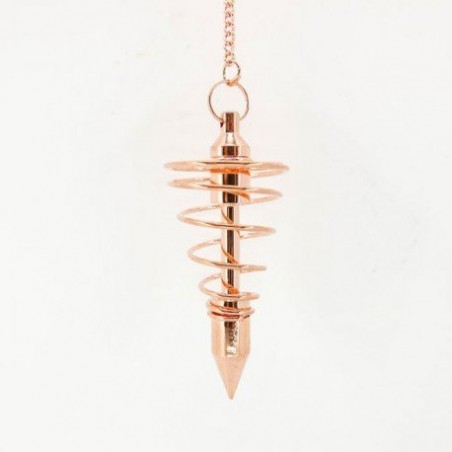 Pendulo Metalico Espiral Cobre