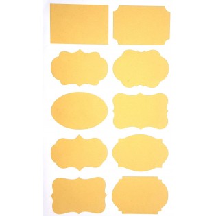 Etiquetas Kraft para Frascos/Tarros