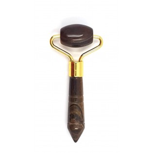 Jade/Obsidian/Tiger Eye/Rose/Amethyst/Green Quartz Roller