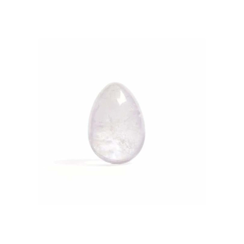 Egg Jade/ Quartz/Rose Quartz with Hole
