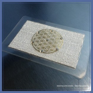Cartão de lítio de cristal