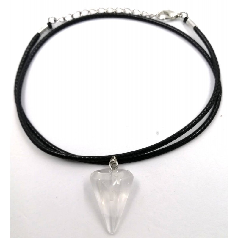 Colgante Facetado Con Cordón