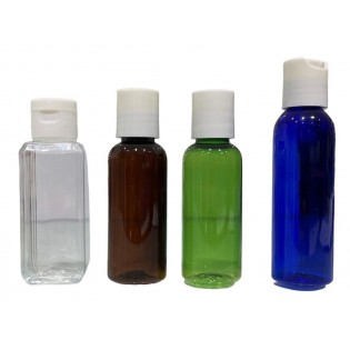 Frasco PET Cor 50 ml. - Azul 60 ml.