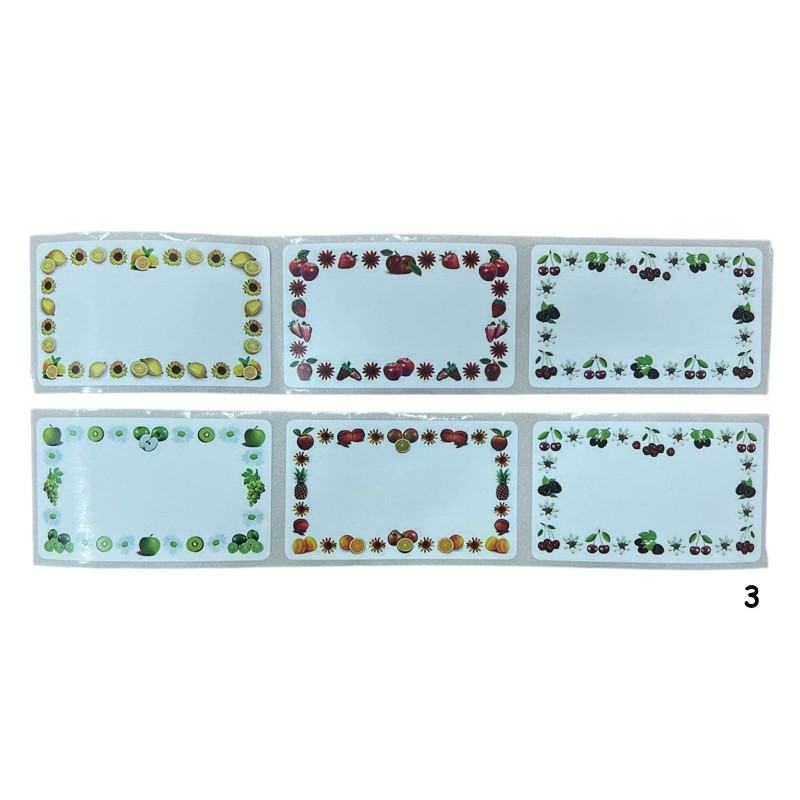 Etiquetas Adhesivas 3x5 cm.