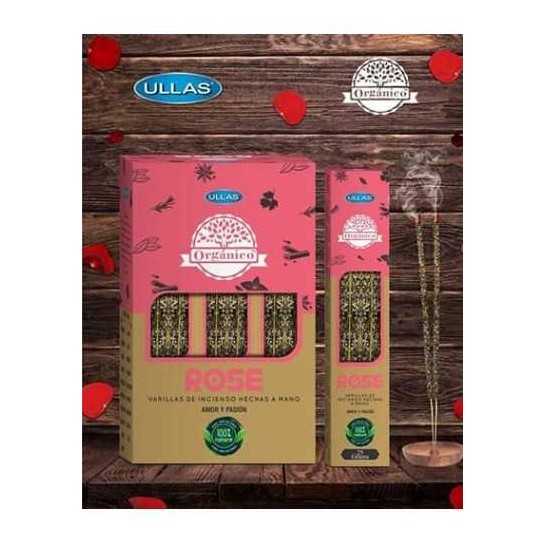 Incienso Artesano Organico Rosa