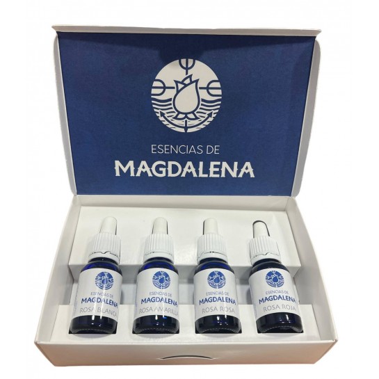 Kit 4 Rosas Magdalena 15 ml.