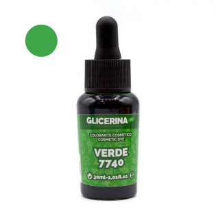 Colorazione verde liquido