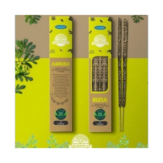 Incienso Artesano Organico Ruda