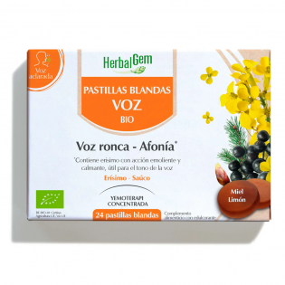 Pastillas Blandas Voz Bio 24 un.