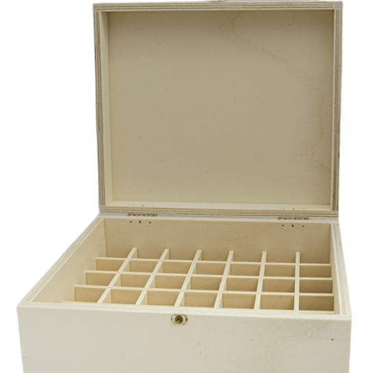 Frascos Holzkiste 5/10 ml.