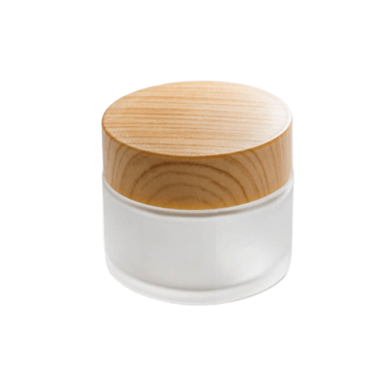 Tarro Cristal Madera