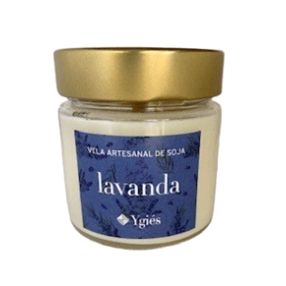 Vela Artesanal de Soja - Lavanda