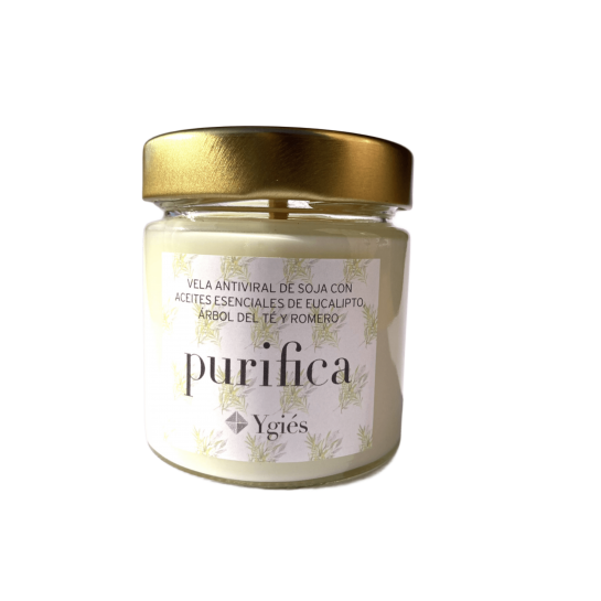 Vela Artesanal de Soja - Purifica