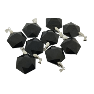 Colgante Obsidiana Engarce Plata