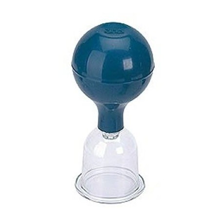  Ventosa de Pera de Goma Individual Plástico  2.5cm.