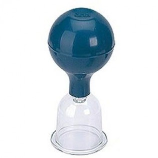  Ventosa de Pera de Goma Individual Plástico  2.5cm.