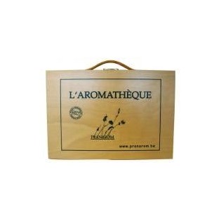 Caja Madera "Aromateca" Frascos 5/10 ml - Pranarom