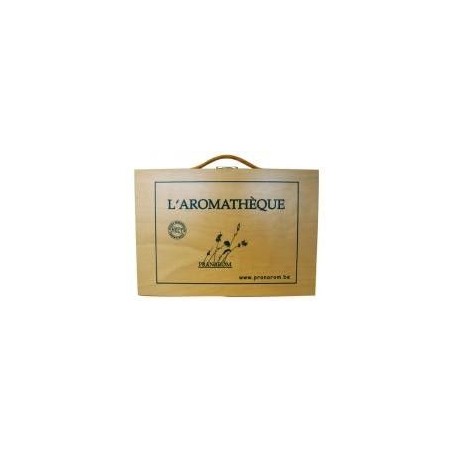 Caja Madera "Aromateca" Frascos 5/10 ml - Pranarom