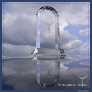 The Gate of Ascension- Angel's Gate big on glass platform