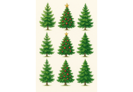 Invita el espíritu del bosque en Navidad: los pinos y abetos