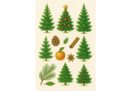 Invita el espíritu del bosque en Navidad: los pinos y abetos